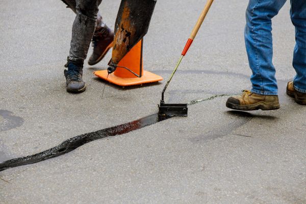 Parking Lot Crack Sealing in Warner Robins