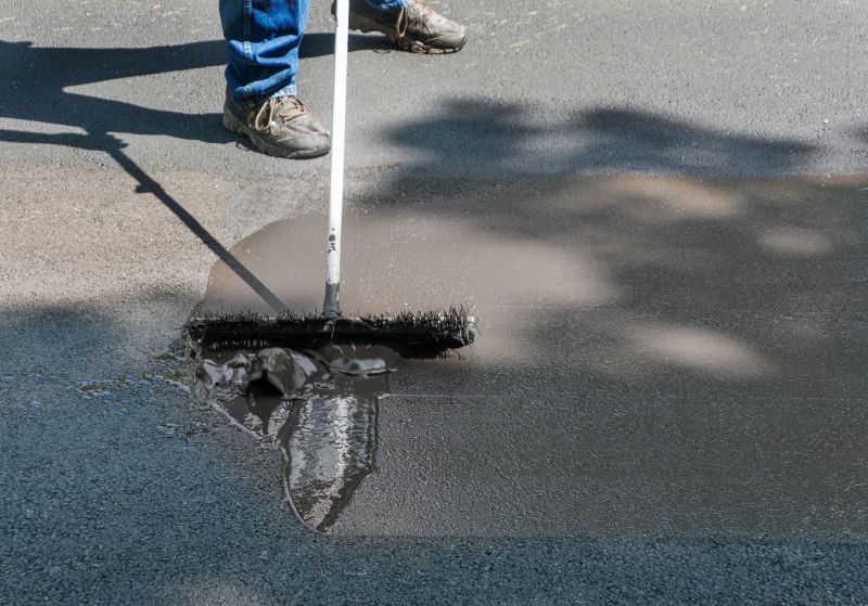 Cleaned Asphalt Surface