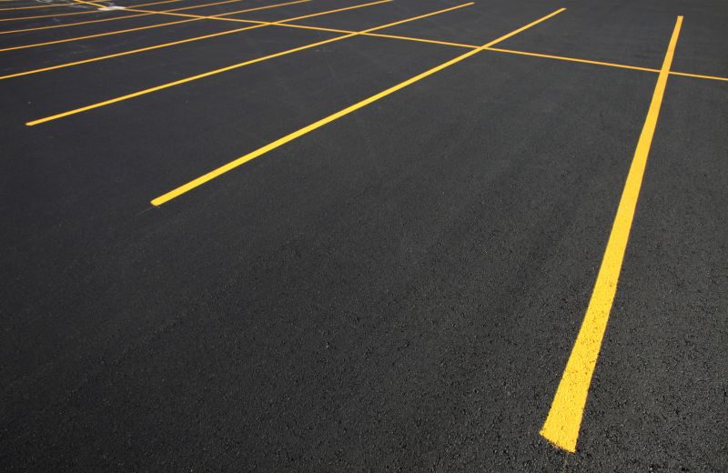 Parking Lot Sealcoating detail